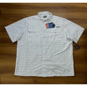 Mens NWT Habit Performance Fishing Performance Button Down Shirt